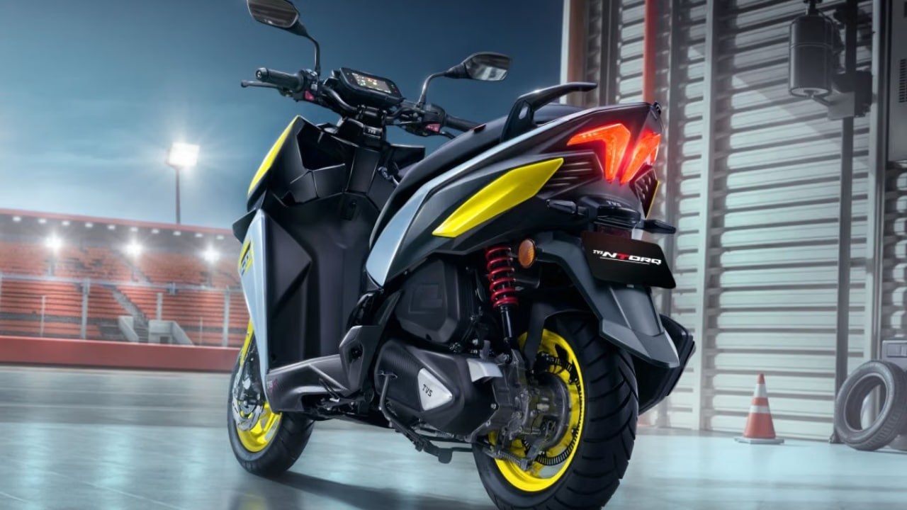 tvs ntorq 150 rear view
