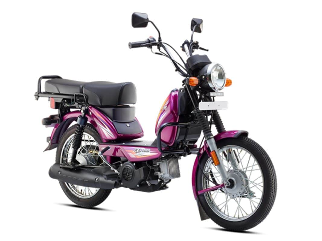 tvs xl100 heavy duty i touch start purple