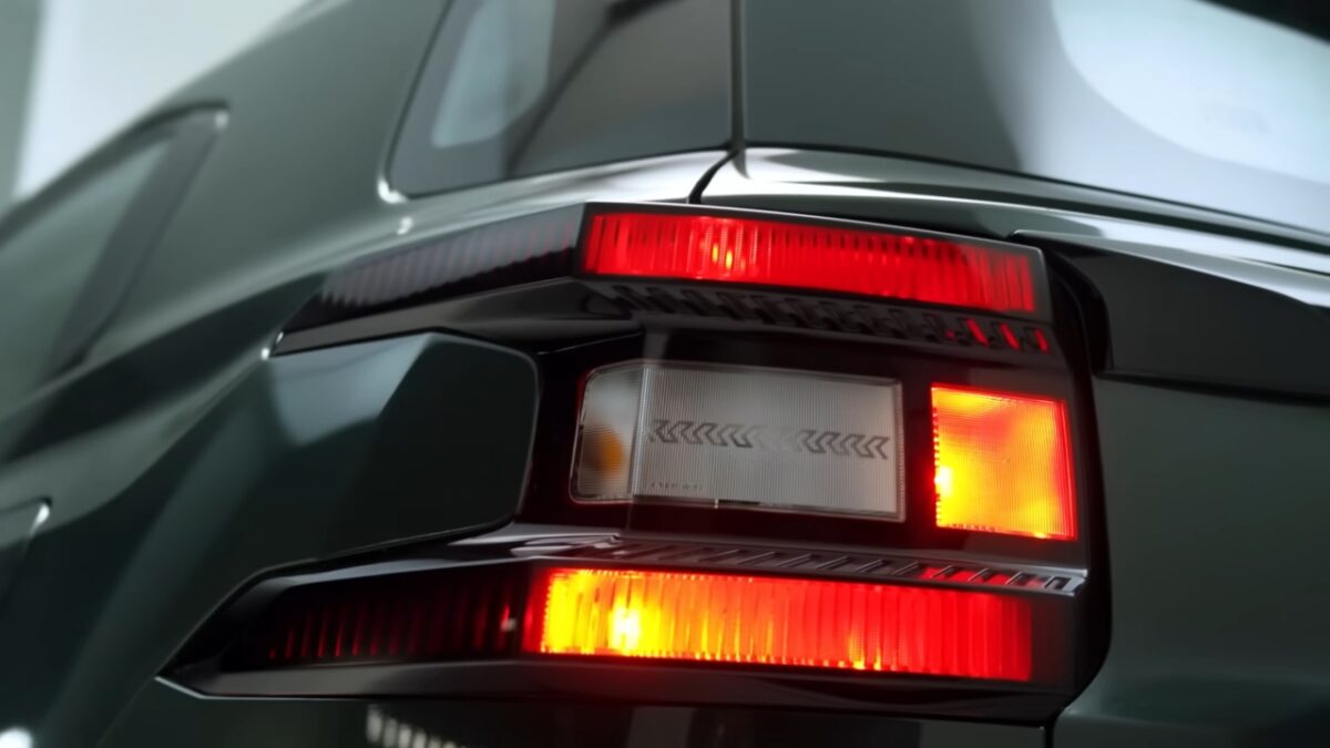 2025 new Citroen Aircross x taillight