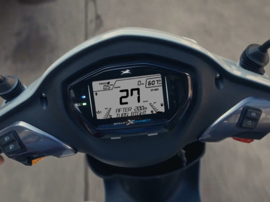 2025 tvs zest 110 scooter cluster