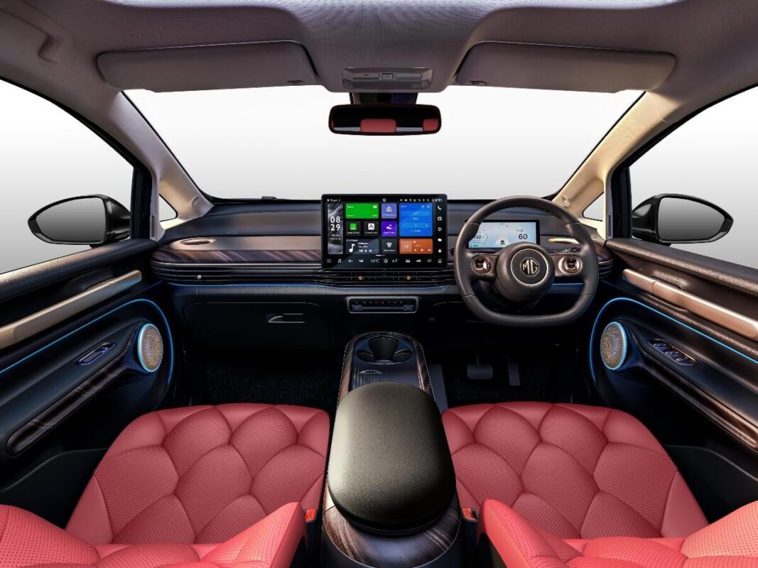 mg windsor ev inspre edition dashboard