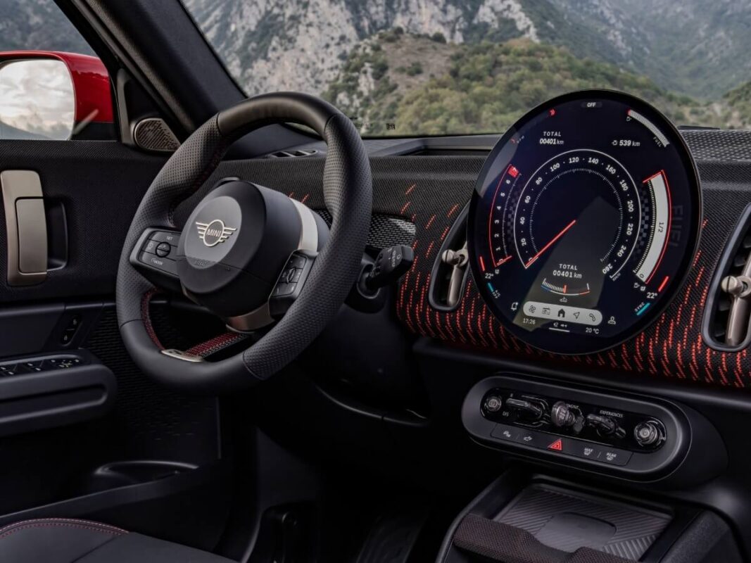 mini jcw countryman all4 interior