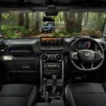 new 2025 mahindra thar facelift dashboard