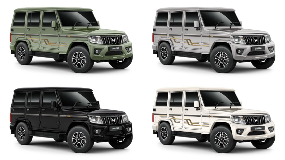 new mahindra bolero colours
