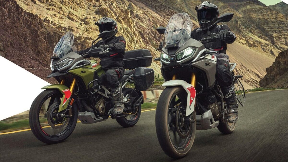 new tvs apache rtx adventure bike 1