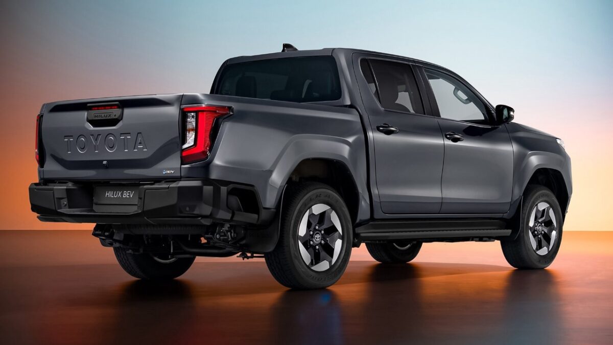 2026 Toyota hilux bev pickup rear
