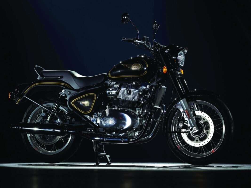 Royal Enfield bullet 650 on road