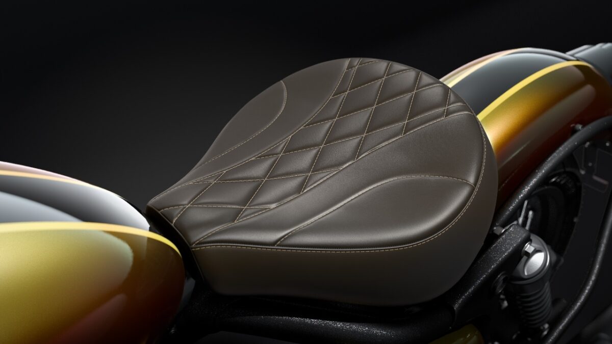 Royal Enfield classic 650 bike 125years seat