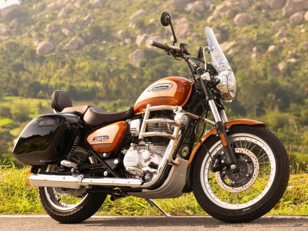 Royal Enfield meteor 350 sundunner orange new 1 1