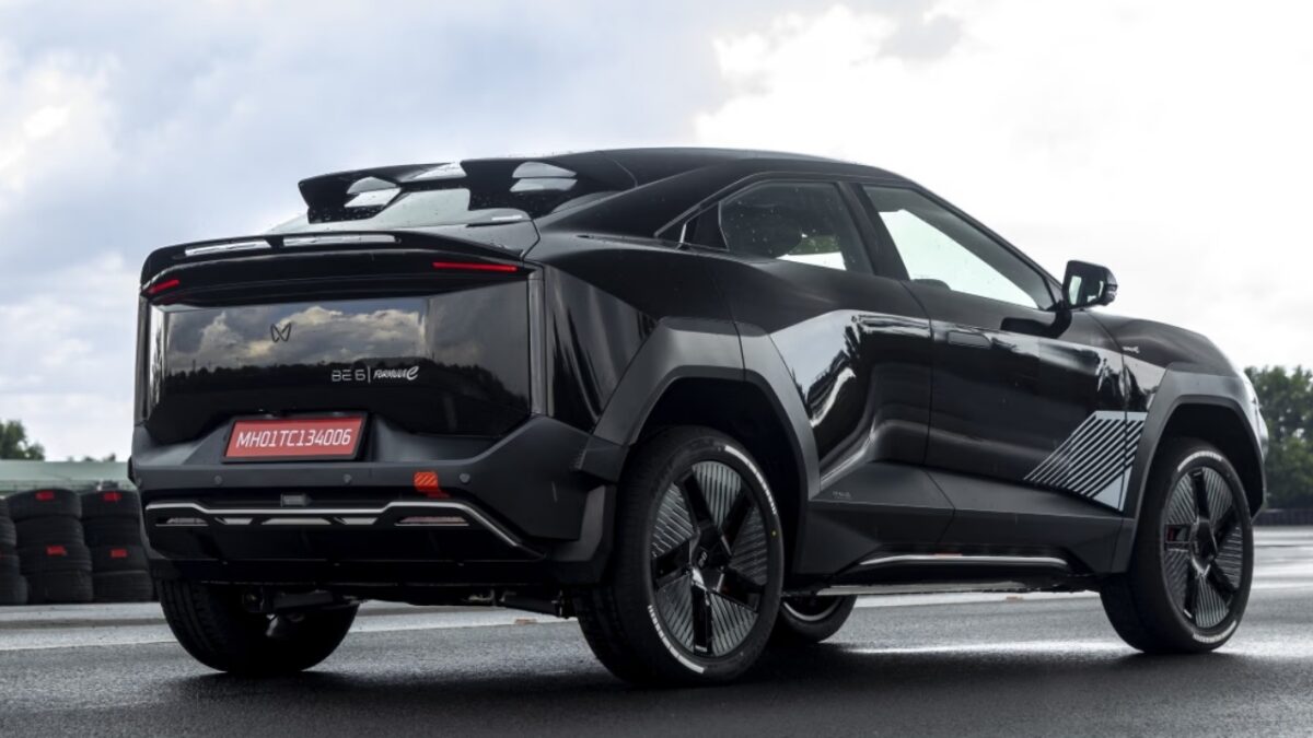 mahindra be 6 formula e edition rear