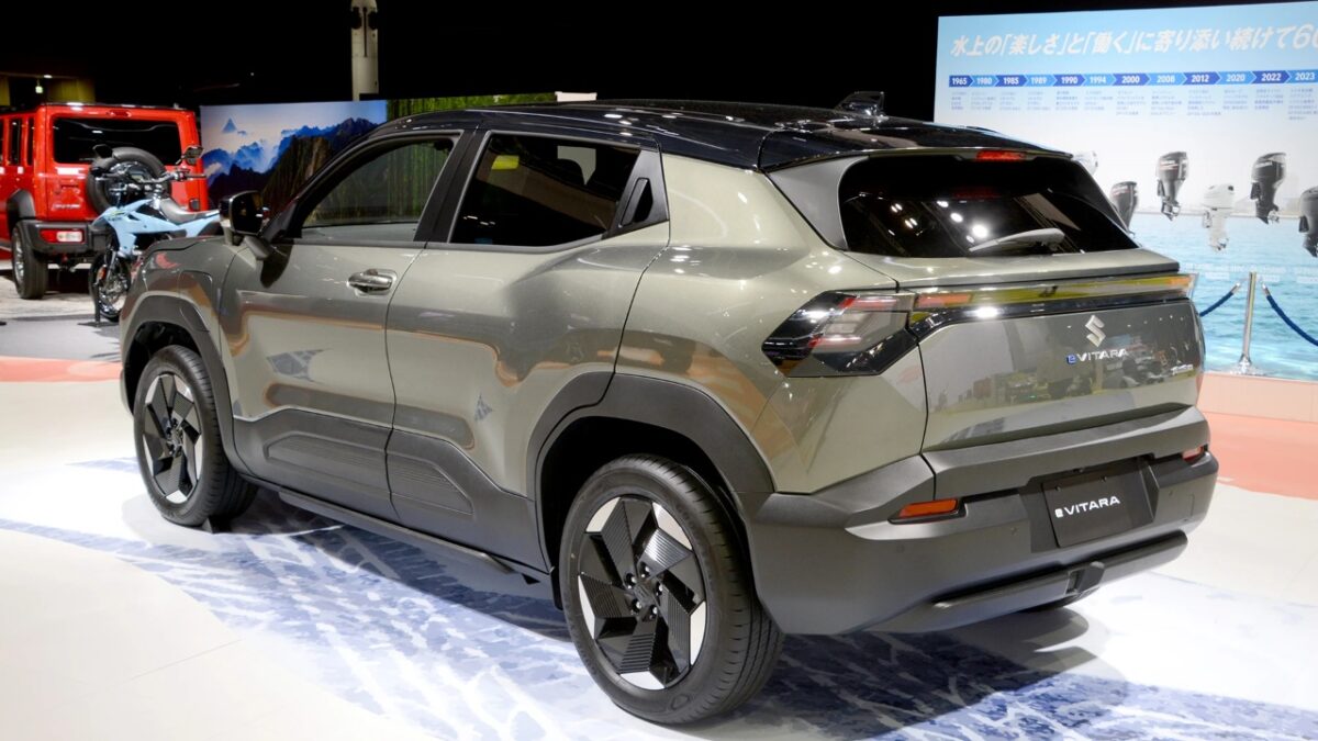 maruti suzuki e Vitara rear view