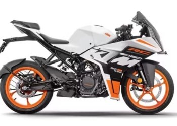 ktm rc 160 new white